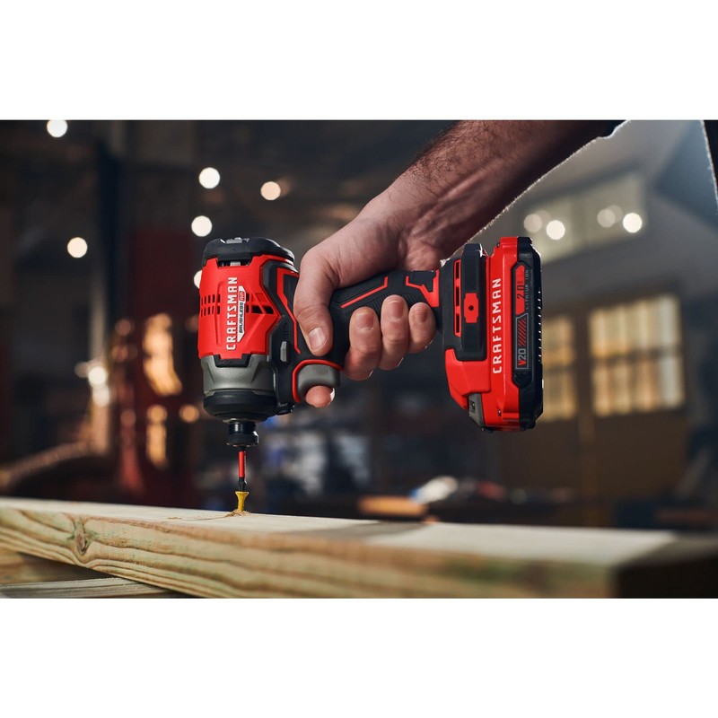 CRAFTSMAN V20 Cordless Impact Driver, 1/4 inch, Bare Tool Only