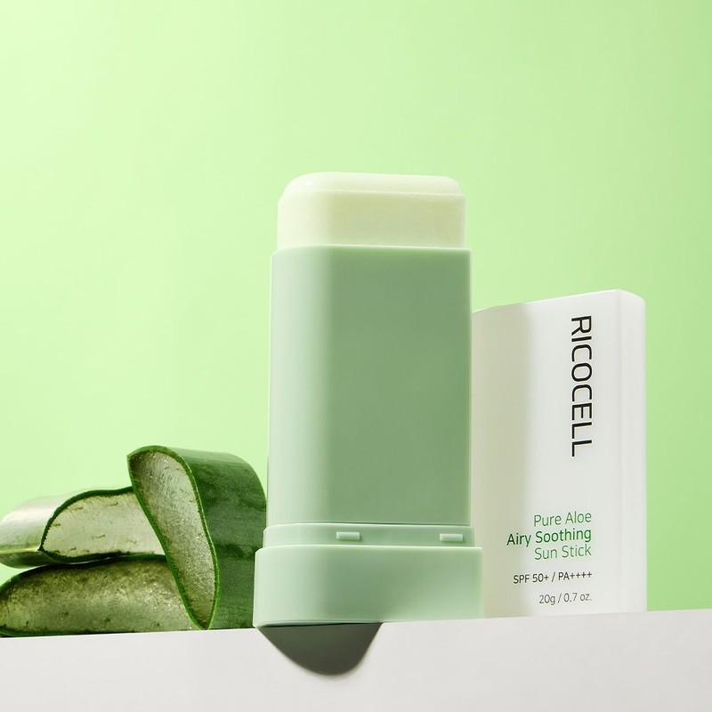 Lycocell Clear Jeju Aloe Airy Soothing Sun Stick 20g 2pcs