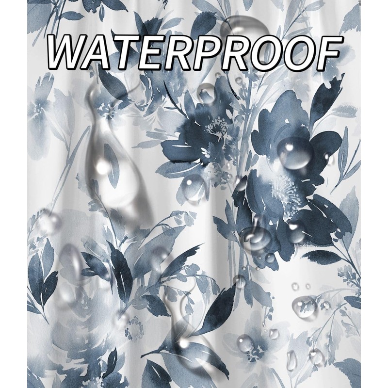 mefound Shower Curtain Waterproof & Mould Resistant Premium Hotel Quality