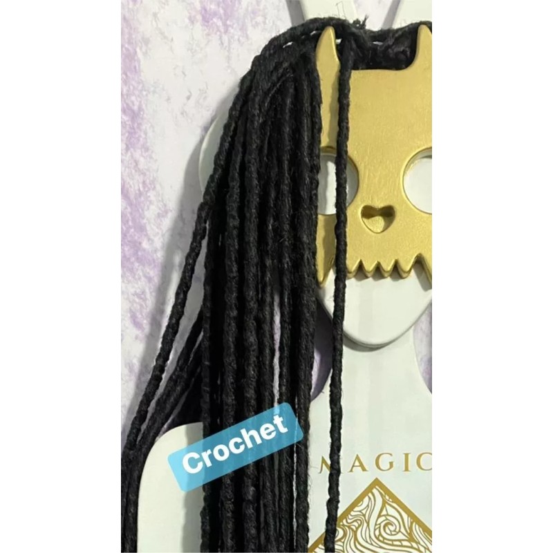 Magic Dreadlocks Extensiones Temporales Rastas 2puntas Kanekalon 10pz