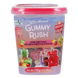 Gummy Rush Gummy Bears Gummies, 150g/5.3 oz. Box (Sour Party Mix)