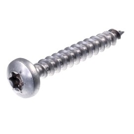 SECCARO 5 x 35 mm Chipboard Screw with Round Head V2A VA A2 Stainless Steel Fully Threaded Wood Screw TX/Hexalobular Pack of 200