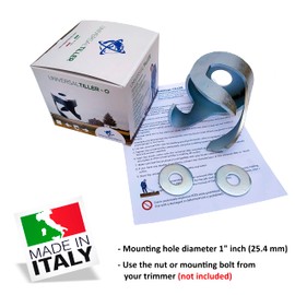 Weed Root Removal Head Tiller – Trimmer Attachment - Root Tiller Attachment - Weed Eater Head - Brush Cutter Head - Weed Eater Attachment - Garden Weeder - Trimmer Blade (Tiller-O for Loose Soil)