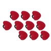 10pcs Wrist Pin Cushion Soft Elastic Heart Shaped Wearable Needle