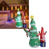 1.8m Dwarf and Christmas Tree Inflatable Decoration IP44 Christmas Outdoor