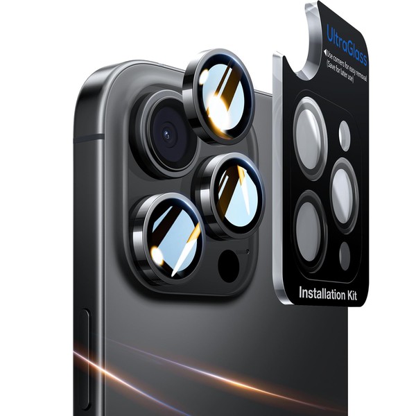 UltraGlass UltraGlass UNBREAKABLE TOP 9H+ Tempered Glass Camera Lens Protector