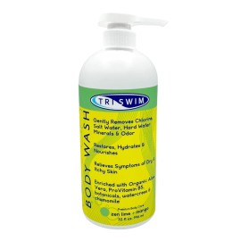 TRISWIM Chlorine Removal Body Wash 32 Fl Oz | After Swim Care | Moisturizing Chl
