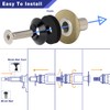Shopauto Anodized Aluminum Washer Hardware Kit Compatible with Widebody and