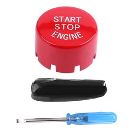Car Engine Start Stop Switch Button Cover for G F Chassis F20 F21 F22 F23 F30 F31 F32 F33 F10 F11 G30 F12 F13 F01 F02(Red)