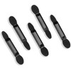 10Pcs Black Double-sided Sponge Eyeshadow Brush Mini Stick Brushes Travel