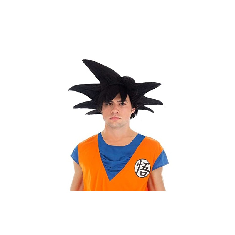 Generique - Dragon Ball-Perücke Son Goku Accessoire schwarz