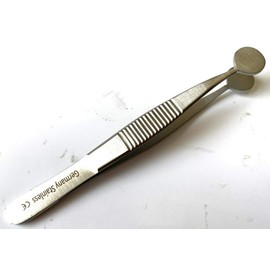 MedTool Collins Expressor Forcep Expression Meibomian Gland Meibom Ophthalmic 3.5"" Eye German, Silver
