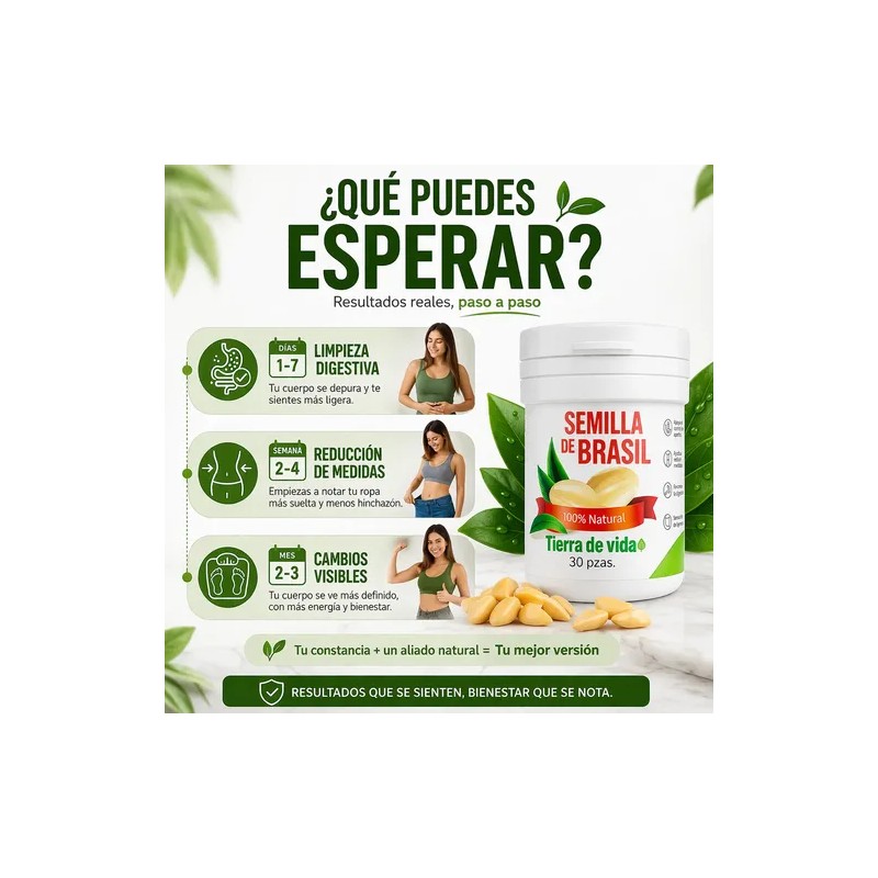 Semilla 4 Meses Tratamiento Reductor Natural Control Peso