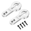 MECCANIXITY Aluminum Alloy 25T Steering Servo Arm Horn Silver for
