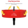 130mm Hole Saws Cutter, HSS Bi-Metal Drill Bit for Wood,