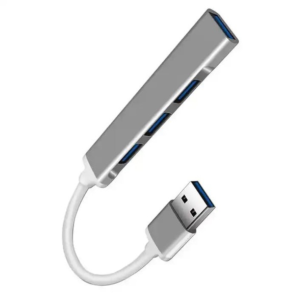 4-Port USB Hub Splitter Multiplier Converter with USB 3.0 &