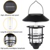 Solar Lantern Outdoor Lights, Hanging Waterproof Lantern Lights with Wall