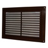 Air Ventilation Plastic Grill Cover 250mm x 170mm/Brown