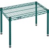 Nexel Poly-Green Wire Dunnage Rack, 24" W x 14" D