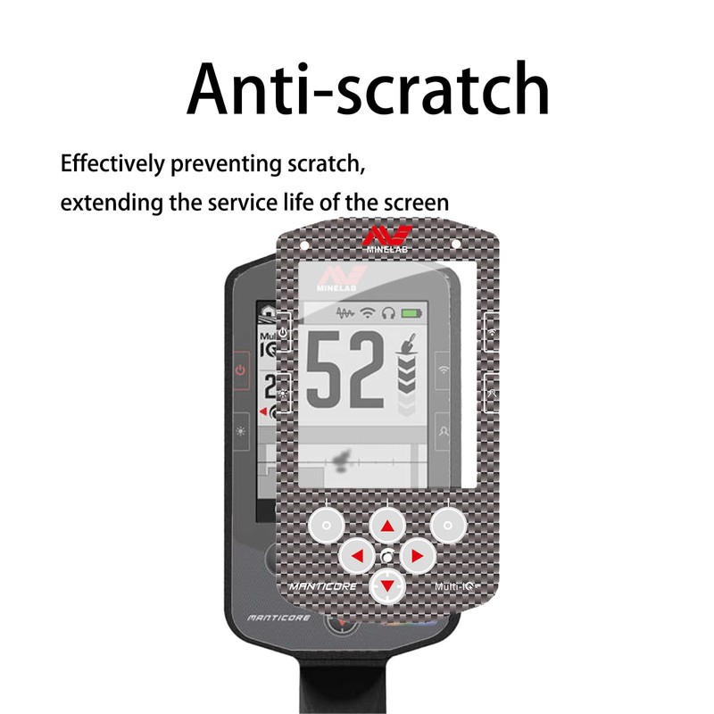 TEHAOUU Protective Film for Minelab Equinox Manticore Film Anti-Scratch Dustproof