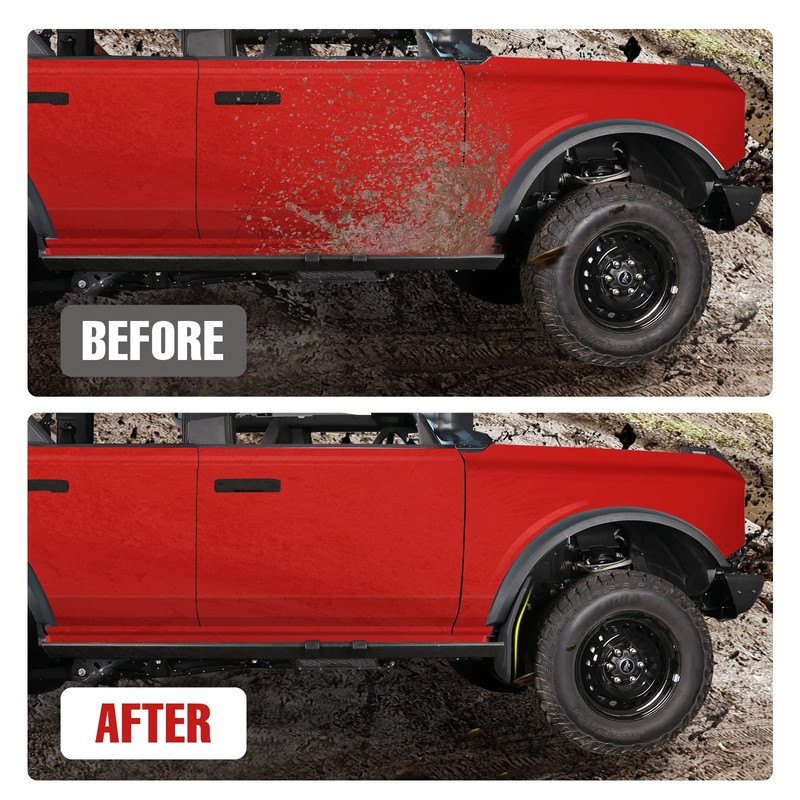 Mabett Mud Flaps for Ford Bronco Accessories 2021 2022 2023