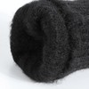 LADES Fingerless Gloves Thermal Winter Gloves Warm Knitted Half Finger