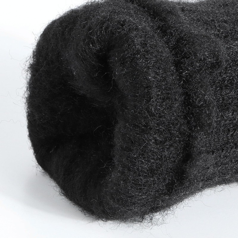LADES Fingerless Gloves Thermal Winter Gloves Warm Knitted Half Finger