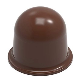 Chocolate World CW12018 Dome-with-Flanged-Base Polycarbonate Candy Mold with 21 Cavities, Each 29mm Diameter x 25mm High