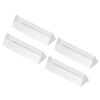 PATIKIL 100 mm/4 Inch Triangle Prism 4 Pack Glass Optical