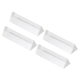 PATIKIL 100 mm/4 Inch Triangle Prism 4 Pack Glass Optical Crystal Rainbow Prism for Photography Physics Lessons Lighting Photo Clear