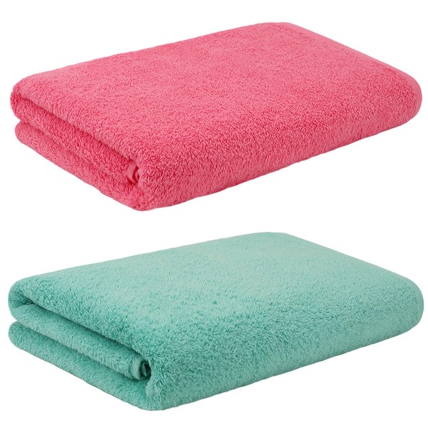 MigWoo Super Fluffy Towels, Soft Cotton Towels for Sauna and