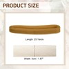 sourcing map 25 Yards 2 Inch Stiff Horsehair Braid, Wide