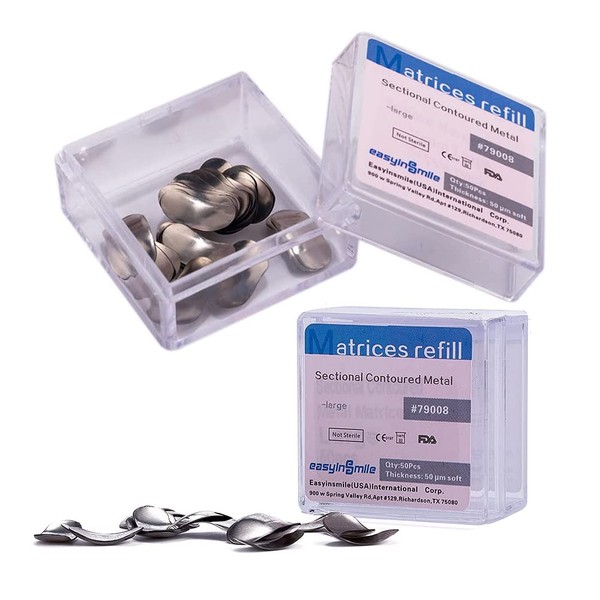 SNAWOP SNAWOP Dental Matrix Bands 50m Tooth Interproximal Sectional Contoured