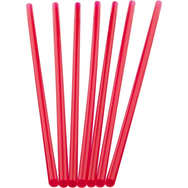 Cell-O-Core BS8RED10/500 Collins Straw, 8" Length, Red (10 Packs of 500)