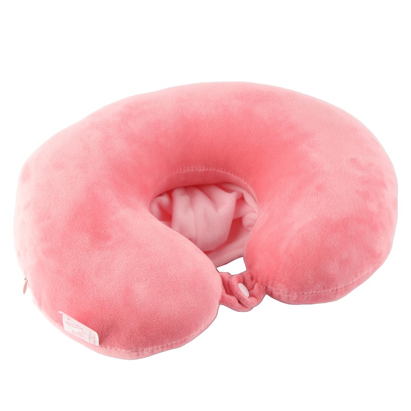 Hooded Neck Pillows Hoodie U Shape Travel Pillow Head Chin