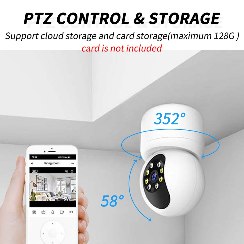 1080P WiFi Camera Wireless Security Camera Indoor Surveillance Camera for