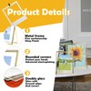 LELE LIFE Gold Floating Picture Frame - Real Glass Metal