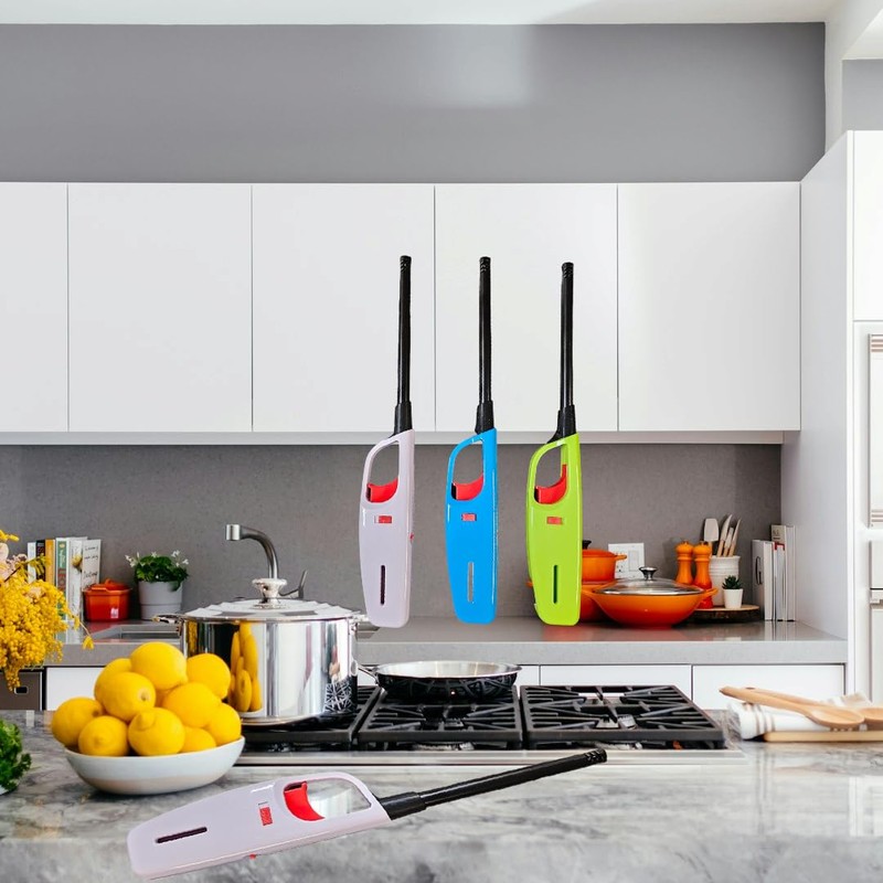 ezkart | Multipack Large BBQ Lighters Refillable Safety Gas with