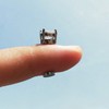 Jstyle 2 Pairs Stainless Steel Magnetic Stud Earrings for Men