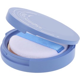 Polvos Faciales Compactos de Doble Uso, Control de Aceite Resistentes al Agua, Acabado Mate Sedoso, Polvo de Maquillaje para Rostro