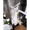 HapiRm Hanging Shower Caddy Over the Door with Soap Holder,