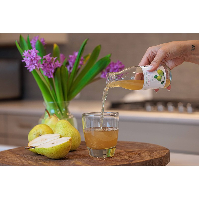 Pomona Organic Pear Juice, Cold Pressed USDA Organic Juices, Pears
