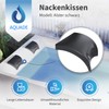 AQUADE Alster Neck Pillow for Bathtub Black - Pillow for