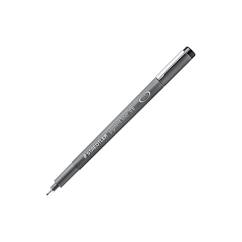STAEDTLER 308 06-9 Pigment Liner Fineliner Pen - 0.6mm Nib