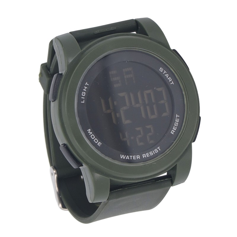 Digital Sports Watch Multifunctional Large Display Luminous 5Bar Waterproof Swimming