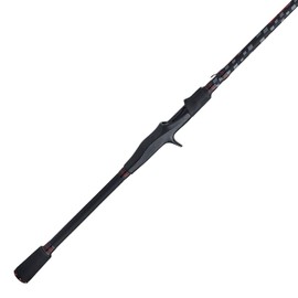 Abu Garcia 7’3” Vendetta Casting Fishing Rod, 1-Piece Rod, 12-20lb Line Rating, Medium Heavy Rod Power, Fast Action, 1/4-1 oz. Lure Rating, Black