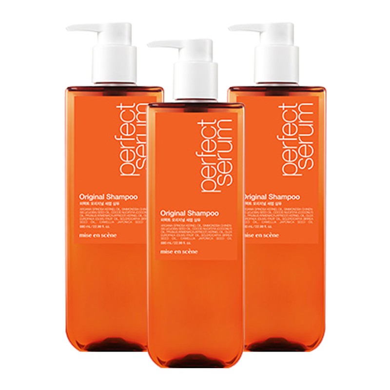 미쟝센 Mise En Scène Perfect Original Serum Shampoo 680ml 3-pack
