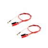 JESSINIE SMA Male to Double Alligator Clips Tester Cable-RG316 50cm