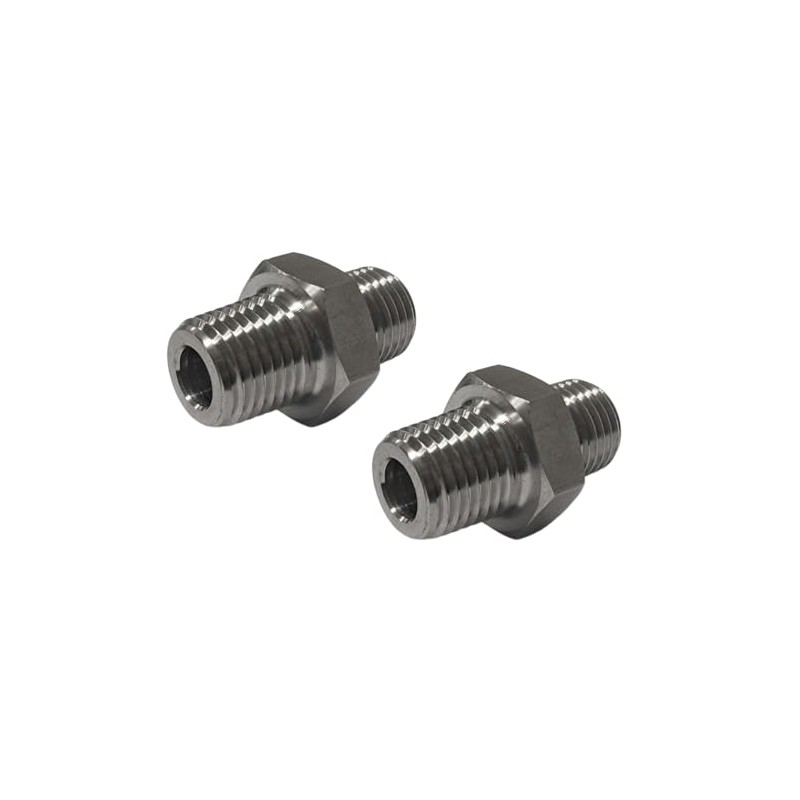 1/4 NPT to 1/4 BSP Pair Suits ARB compressors and