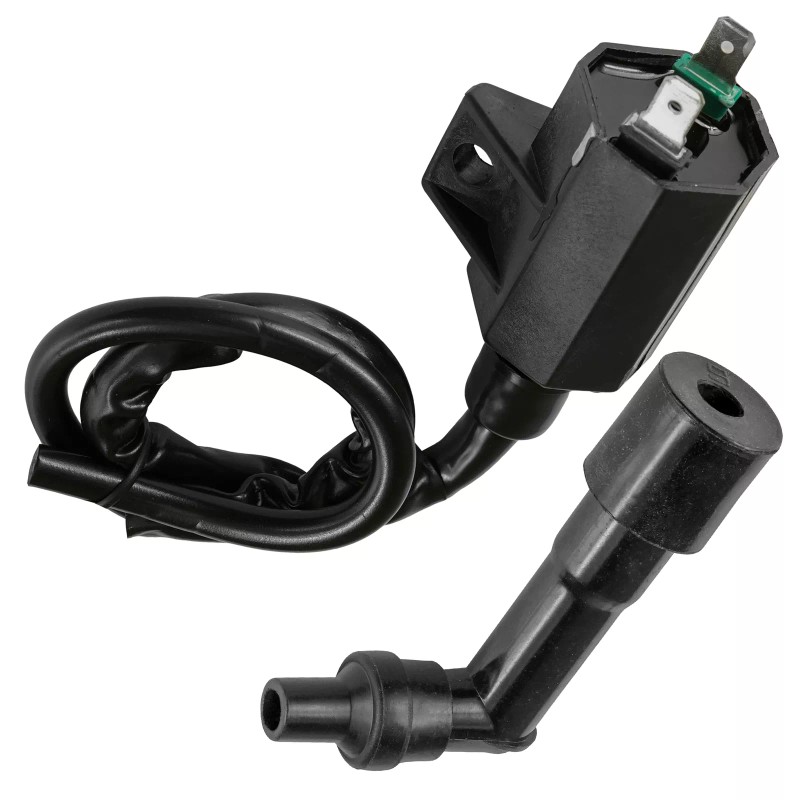 Caltric Ignition Coil w/ Spark Plug Boot Cap For Kawasaki